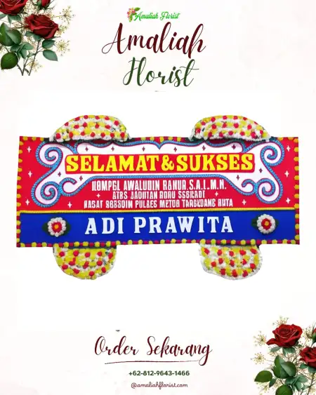 Papan Bunga Ucapan Selamat Outdoor Wedding Bsd