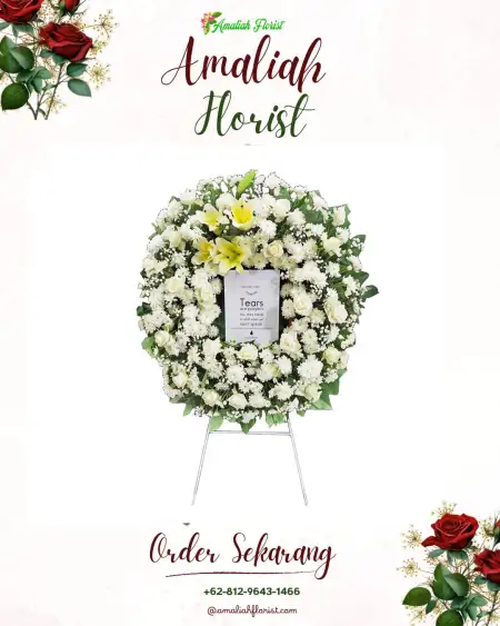 Krans Bunga Duka Outdoor Wedding Bsd