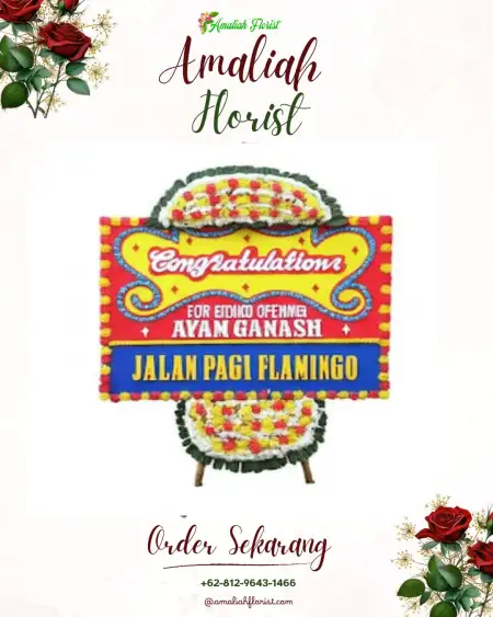 Sewa Papan Bunga Outdoor Wedding Bsd