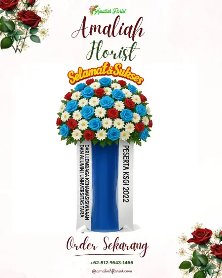 Standing Flowers Outdoor Wedding Bsd